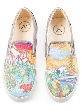 Trek by INKKAS Canvas Slip-On Sneakers